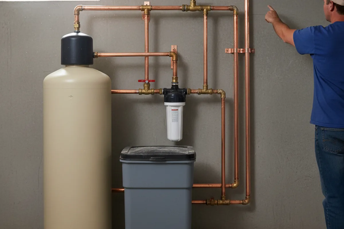 Whole-house water treatment system installed in Metter